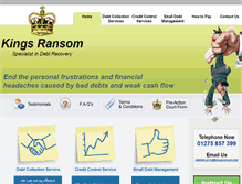 Tablet Screenshot of kingsransom.biz